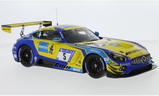 Modelauto Mercedes AMG GT GT3 3 No.5 -AMG Team zwart Falcon Bilstein 24h Nuerburgring 2018 1/18 Spark