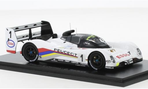 Modelauto Peugeot 905 Le Mans No.1 24h 1992 1/43 Spark