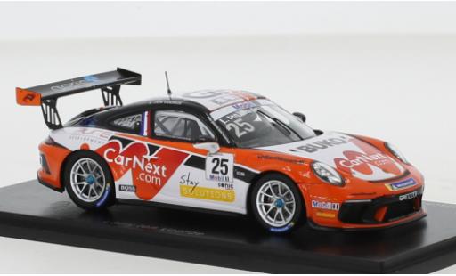 Modelauto Porsche 911 GT3 (991) Cup No.25 Carrera Supercup 2020 1/43 Spark