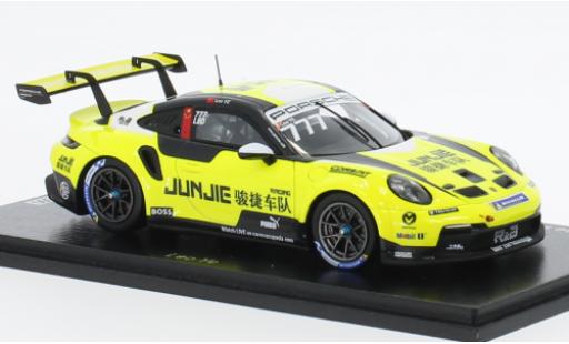 Modelauto Porsche 911 GT3 Cup No.777 Carrera Asie 2022 1/43 Spark