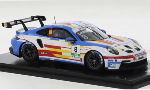 Modelauto Porsche 911 GT3 Cup No.8 Carrera Italia 2022 1/43 Spark