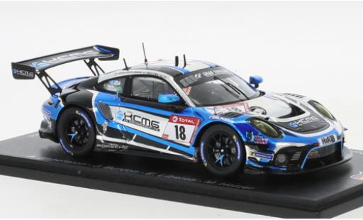 Modelauto Porsche 911 GT3 R No.18 KCMG 24h Nuerburgring 2021 1/43 Spark