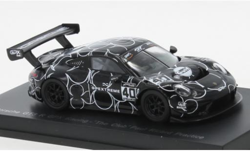 Modelauto Porsche 911 GT3 R No.40 GPX Racing The Club Test Paul Ricard 1/64 Spark
