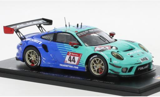 Modelauto Porsche 911 GT3 R No.44 Falken Motorsports Falken 24h Nuerburgring 2021 1/43 Spark