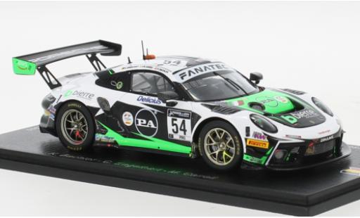 Modelauto Porsche 911 GT3 R No.54 Dinamic Motorsport 24h Spa 2021 1/43 Spark
