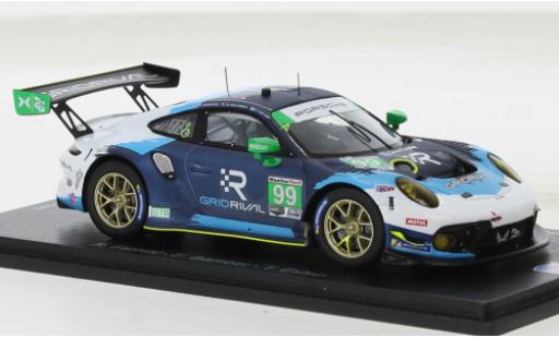 Modelauto Porsche 911 GT3 R No.99 Team Hardpoint EBM IMSA 12h Sebring 2021 1/43 Spark