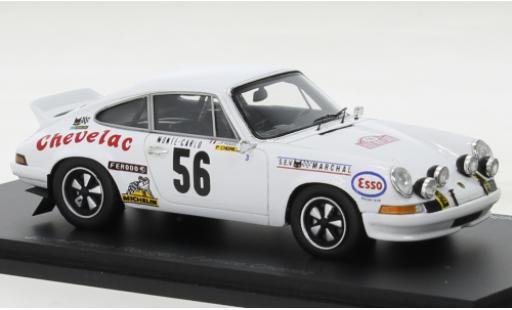 Modelauto Porsche 911 RS Carrera No.56 Rally WM Rally Monte Carlo 1975 1/43 Spark
