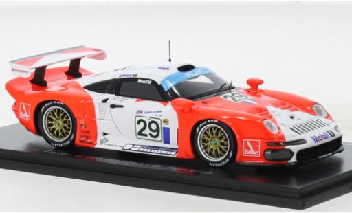 Modelauto Porsche 911 GT1 No.29 Ste JB Jabouille-Bouresche 24h Le Mans 1997 1/43 Spark