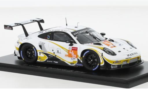 Modelauto Porsche 911 RSR -19 No.46 Team Project 1 24h Le Mans 2021 1/43 Spark