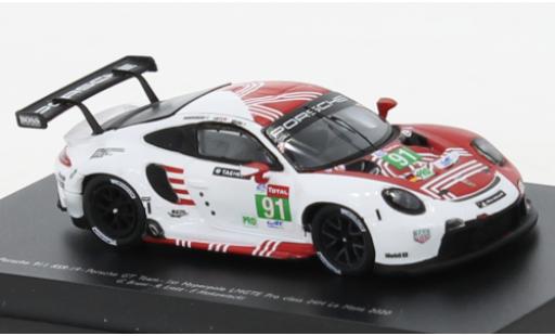 Modelauto Porsche 911 RSR -19 No.91 GT Team 24h Le Mans 2020 1/18 Spark