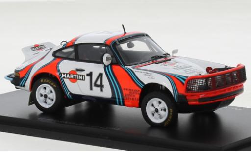 Modelauto Porsche 911 SC 3.0 No.14 Martini Rally WM Safari Rally 1978 1/43 Spark
