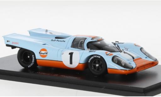 Modelauto Porsche 917 1970 K RHD No.1 Gulf Gulf 24h Daytona 1/43 Spark