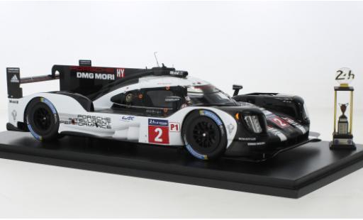 Modelauto Porsche 919 2016 hybride No.2 Team 24h Le Mans 1/18 Spark