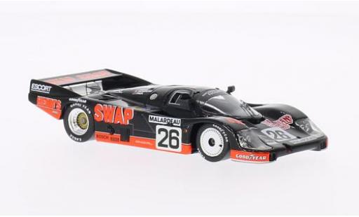 Modelauto Porsche 956 1984 No.26 Swap Shop 24h Le Mans 1/43 Spark
