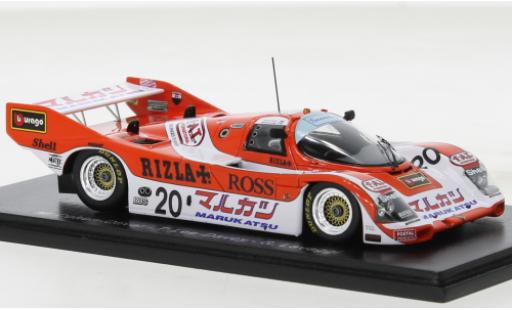 Modelauto Porsche 962 1990 C No.20 24h Le Mans 1/43 Spark