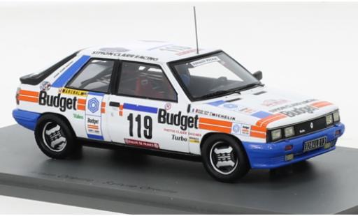 Modelauto Renault 11 Turbo No.9 Rally WM Tour de Corse 1984 1/43 Spark