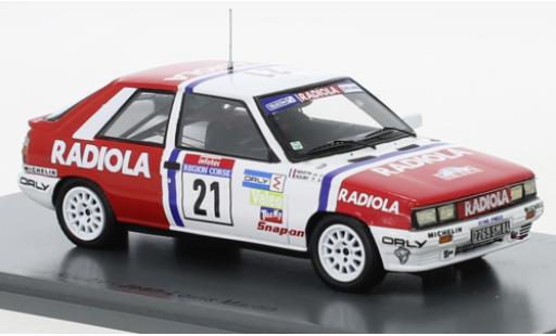 Modelauto Renault 11 Turbo No.21 Rally WM Tour de Corse 1987 1/43 Spark