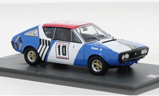 Modelauto Renault 17 Base No.10 Ronde Cevenole 1973 1/43 Spark