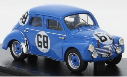 Modelauto Renault 4CV 1063 No.68 24h Le Mans 1952 1/43 Spark