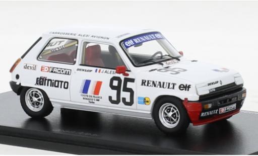 Modelauto Renault 5 Alpine Turbo No.9 Magny Cours 1983 1/43 Spark