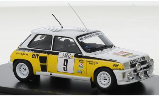 Modelauto Renault 5 Turbo No.9 Rally WM Rally Monte Carlo 1983 1/43 Spark