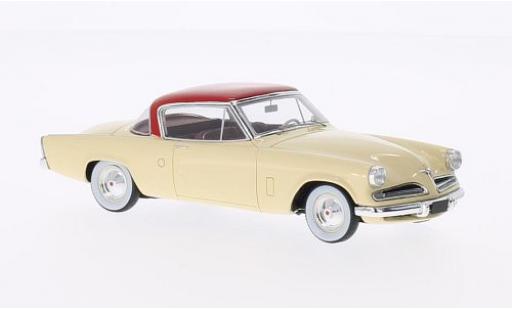 Modelauto Studebaker Champion 1953 beige/rood 1/43 Spark