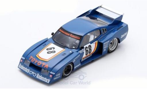 Modelauto Toyota Celica 1977 (LB) Turbo No.68 Schnitzer Motorsport Rodenstock DRM Zolder H.Ertl 1/18 Spark