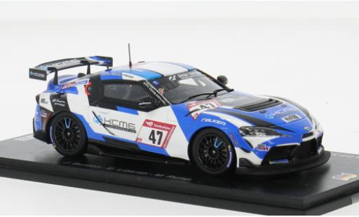 Modelauto Toyota Supra GT4 Toyota GR Supra EVO No.47 KCMG 24h N&Atilde;&frac14;rburgring 2023 1/43 Spark