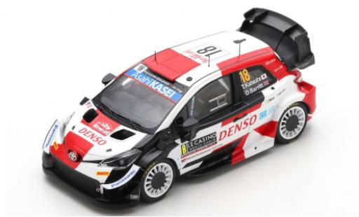Modelauto Toyota Yaris WRC No.18 Gazoo Racing Rally WM Rally Monte Carlo 2021 T.Katsuta/D.Barritt 1/43 Spark