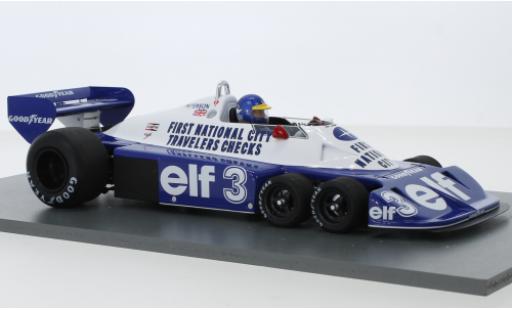 Modelauto Tyrrell P34 1977 No.3 elf (F) GP Brasilien R.Peterson 1/18 Spark