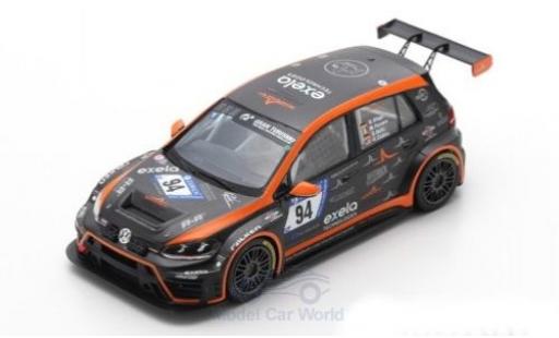 Modelauto Volkswagen Golf TCR GTI No.94 MSC Sinzig 24h N&Atilde;&frac14;rburgring 2018 K.Kluge/M. Ferraro/S.Kuhs/A.Gabler 1/43 Spark