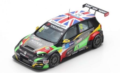 Modelauto Volkswagen Golf TCR VII GTI No.12 WTCR Macau Guia Race 2018 R.Huff 1/43 Spark
