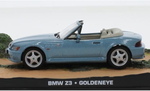 Modelauto Bmw Z3 James Bond Roadster metallic blauw 007 1995 GoldenEye sans figurines 1/43 SpecialC