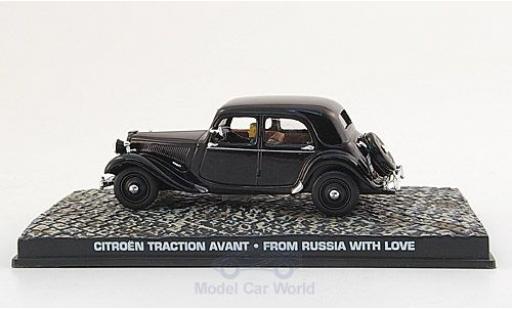 Modelauto Citroen Traction special edition Avant zwart James Bond 007 1963 Liebesgr&Atilde;&frac14;&Atilde;�e aus Moskau zonder Vitrine 1/43 SpecialC