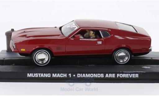 Modelauto Ford Mustang Mach 1 rood James Bond 007 1965 Diamantenfieber zonder Vitrine 1/43 SpecialC