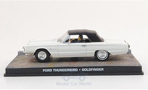 Modelauto Ford Thunderbird Flair Bird m. Figuren wit James Bond 007 1964 Goldfinger zonder Vitrine 1/43 SpecialC
