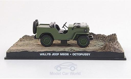 Modelauto Jeep Willys Base M 606 olijfgroen James Bond 007 1983 Octopussy zonder Vitrine 1/43 SpecialC
