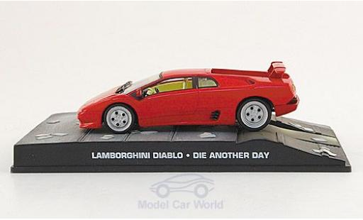 Modelauto Lamborghini Diablo James Bond 007 rood 2002 Stirb an einem anderen Tag zonder Vitrine 1/43 SpecialC