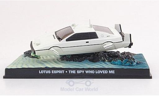 Modelauto Lotus Esprit James Bond 007 U-Boot wit 1977 Der Spion der mich liebte zonder Vitrine 1/43 SpecialC
