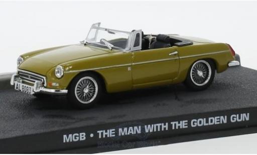 Modelauto MG B Base geel James ond 007 1974 Der Mann met dem goldenen Colt zonder Vitrine 1/43 SpecialC