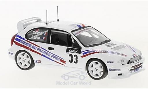 Modelauto Toyota Corolla WRC No.33 Rally WM Rally Tour de Corse 2000 S.Loeb/D.Elena zonder Vitrine 1/43 SpecialC