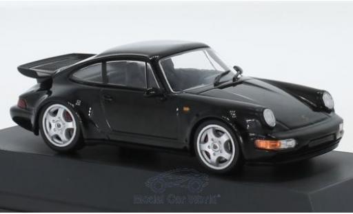 Modelauto Porsche 911 Turbo zwart 1990 911 Collection 1/43 SpecialC