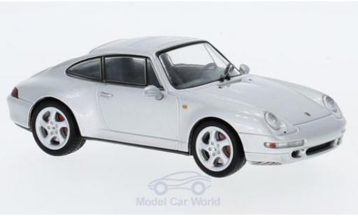 Modelauto Porsche 911 4S Carrera grijs 1995 911 Collection 1/43 SpecialC