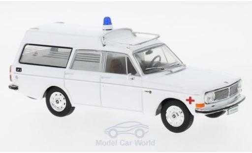 Modelauto Volvo 145 Base Express wit Ambulance 1969 zonder Vitrine 1/43 SpecialC