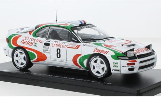 Modelauto Toyota Celica ST185 .-119 Turbo No.8 Castrol Rally WM Rally San Remo 1994 1/24 SpecialC