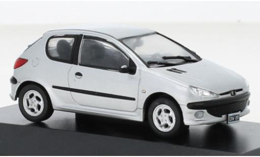 Modelauto Peugeot 206 Base XS grijs 1999 1/43 SpecialC