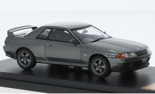 Modelauto Nissan Skyline R32 .-131 GT-R (BNR32) metallic grijs RHD 1989 1/43 SpecialC