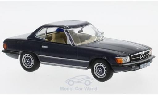 Modelauto Mercedes 350 Base SL (R107) blauw 1971 zonder Vitrine 1/43 SpecialC