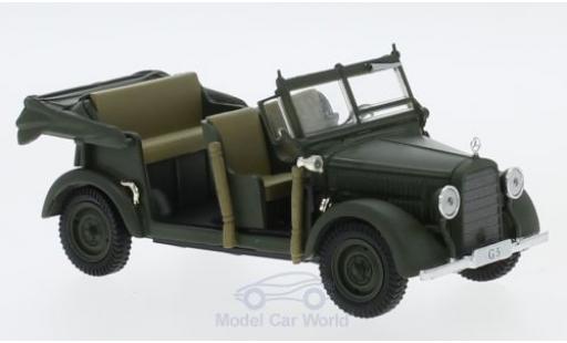 Modelauto Mercedes G4 Base 5 (W152) mat-groen 1938 zonder Vitrine 1/43 SpecialC
