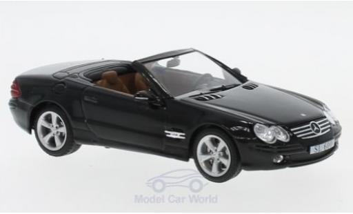 Modelauto Mercedes SL Base 600 (R230) zwart 2003 zonder Vitrine 1/43 SpecialC